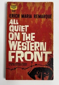 Vintage 1963 Ganz ruhig an der Westfront von Erich Maria Remarque Wappen Buch - Bild 1 von 5