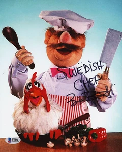 BILL BARRETTA SIGNED REPRINT THE MUPPETS SWEDISH CHEF AUTOGRAPH 8x10" Photograph - Picture 1 of 1