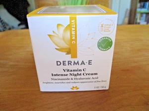 NEW DERMA-E Vitamin C Intense Night Cream, 2 oz (56 g) derma e NIB - Picture 1 of 1