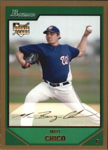 2007 Bowman Draft Gold Baseball Card Pick