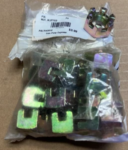 Polaris OEM Wheel Slotted Nut x18 Ace Sportsman Scrambler Trail Boss Blz 7542810 - Picture 1 of 1