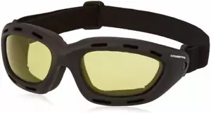 Crossfire Element Safety Goggles with Yellow Anti-fog Lens, Black Frame - Picture 1 of 4