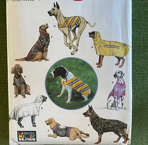 Large Dog Rain Jacket Backpack Coat Robe Vest Sewing Pattern Warm - Picture 1 of 2