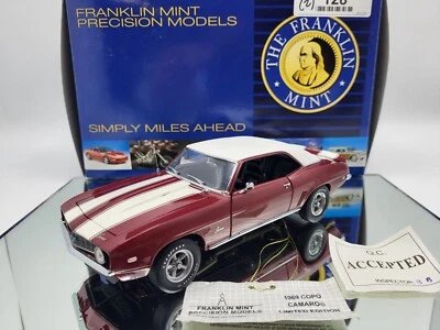 FRANKLIN MINT LIMITED EDITION 1969 CHEVROLET COPO CAMARO **VERY RARE/ - Изображение 1 из 4