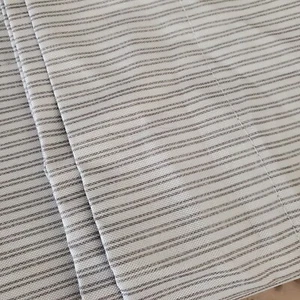 Room Essentials Pinstripe Darkening Light Blocking Single Panel 42" X 62" NEW - Picture 1 of 3