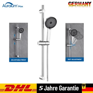 Duschset Duscharmatur Brause Duschkopf mit 5 Spray Handbrause Duschstange Bad - Bild 1 von 14