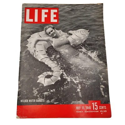 LIFE Magazine Rita Daigle July 15 1946 Welded Water Gadgets - Image 1 of 4