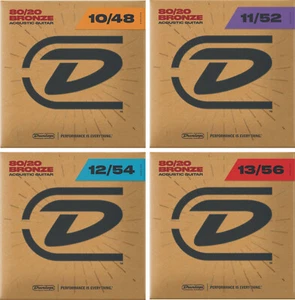 Jim Dunlop 80/20 Bronze Akustikgitarrensaiten - Auswahl aus 4 Messgeräten  - Bild 1 von 5