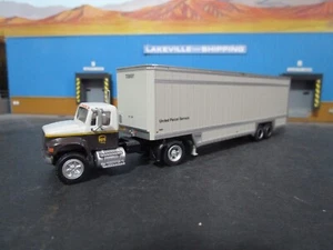 HO 1/87 Custom UPS Freight Int Truck & Trailer Boley Athearn lot - Picture 1 of 6