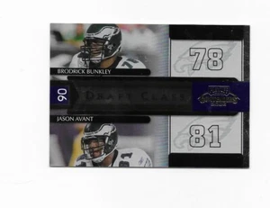 2006 Playoff Contenders Draft Class #14 Brodrick Bunkley/Jason Avant EAGLES - Picture 1 of 2