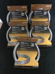HILLMAN Multipurpose 100 Ft. Galvanized Utility Wire 122065 (Lot of 5) - Picture 1 of 2