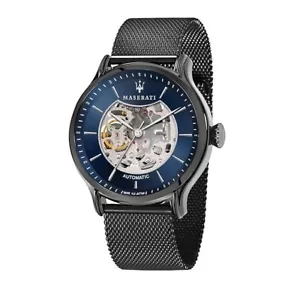 Maserati Epoca R8823118002 Herren Quarzuhr Blau Edelstahl Zifferblatt 42mm - Bild 1 von 3