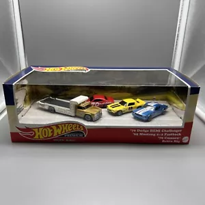 Hot Wheels Premium 70 Dodge Hemi Challenger 65 Mustang 70 Camaro Retro Rig Read - Picture 1 of 20