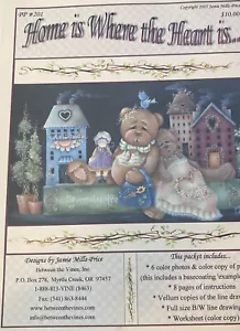 Deluxe Tole Pattern Packet: Home is Where the Heart Is.... by Jamie Mills-Price - Picture 1 of 8