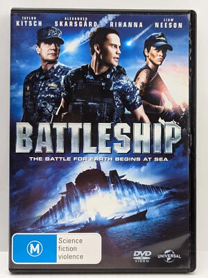 Battleships DVD Reg 2,4,5 PAL PreOwned Taylor Kitsch Rihanna Liam Neeson - Image 1 of 4