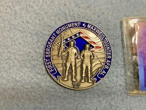 Air Force Maxwell Gunter AFB Challenge Coin First Sergeant MONUMENT airmen - Picture 1 of 3