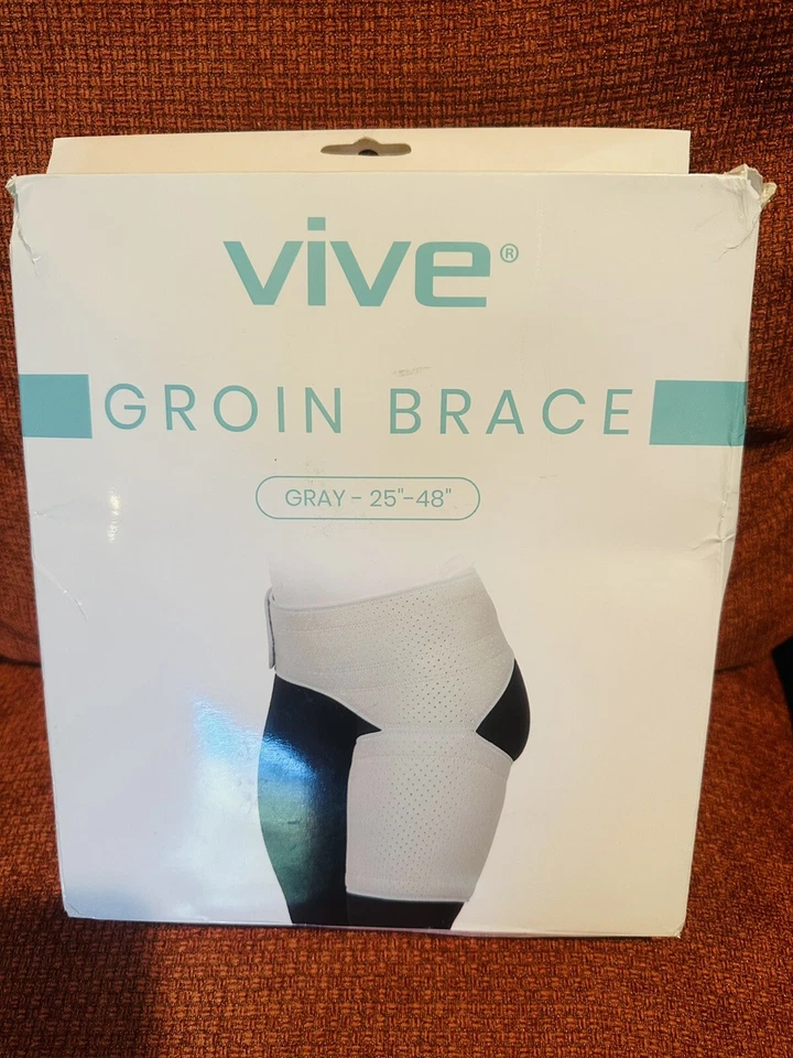 Vive Groin Brace Negro Cadera 25” - 48” CAJA ABIERTA Neopreno Inge Brace Gris Foto 1 de 4