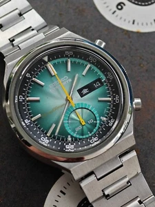 TiccTacc - Vintage & RARE SEIKO 6139-7060 with Turquoise Dial - Picture 1 of 6