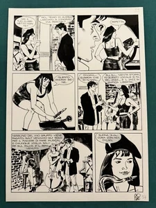 Angelo STANO Original Comic Art # 33 Dylan Dog 184 01/2002 Bonelli Editore - Imagen 1 de 4