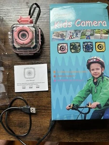 Upgraded PROGRACE Kids Waterproof Camera Action Video Digital Camera 1080 HD ... - Picture 1 of 4