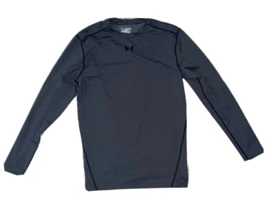 Camisa de entrenamiento de compresión Under Armour para hombre 2XL ajustada manga larga gris Foto 1 de 2