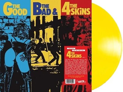 The 4 SKINS LP YELLOW VINYL The Good, The Bad & The 4 Skins 500 Made Ltd SEALED - Image 1 of 4