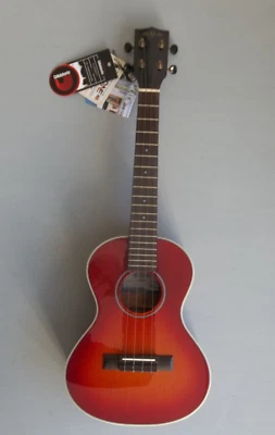 Kala KA-FMCB-T in Cherry burst Tenor Uke & bag. Fast free shipping. - Image 1 of 4