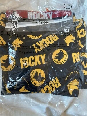 Rocky Mens' Balboa Movie Film Title Logo Character Sleep Pajama Pants - Image 1 of 4