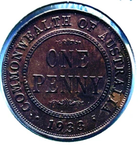 1933/32 Penny - Overdate - V.F. - Picture 1 of 3