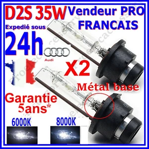 AMPOULES D2S XENON LAMPE 35W HID FEU PHARE 12V 5000K 6000K 8000K POUR AUDI - Picture 1 of 4