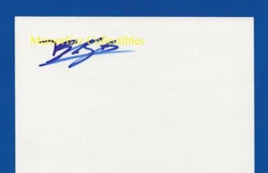 Tarjeta índice autografiada de 4x6" firmada por Brando Eaton Dexter & Awkward - Imagen 1 de 1
