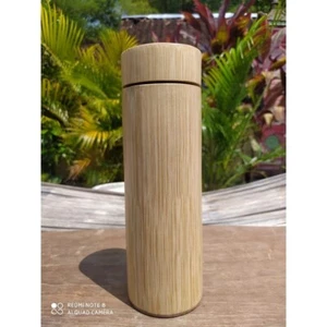 Termo Vaso Bambú Botella Resistente al Calor y al Frío - Imagen 1 de 3