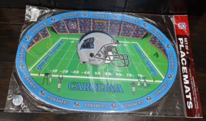 Juego de 4 manteles individuales con licencia de la NFL - Carolina Panthers - Imagen 1 de 4