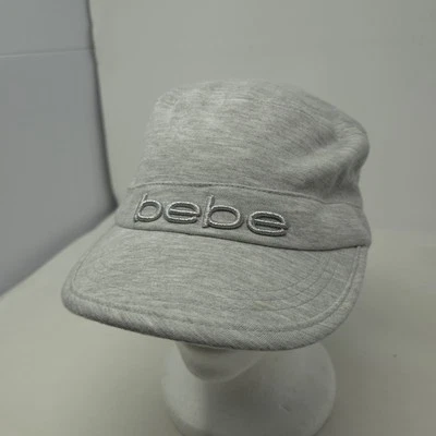 BEBE Gris Sombrero Ajustable Gorra Cadete Logo Nuevo Con Etiquetas Foto 1 de 4