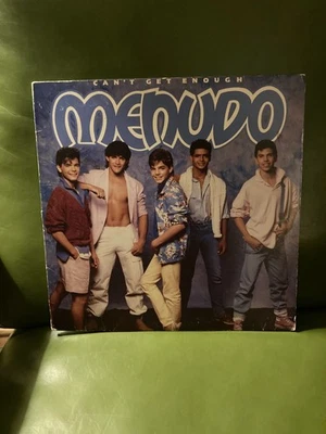 MENUDO - Can’t Get Enough LP Vinyl 1986 RCA Records VG - Image 1 of 3