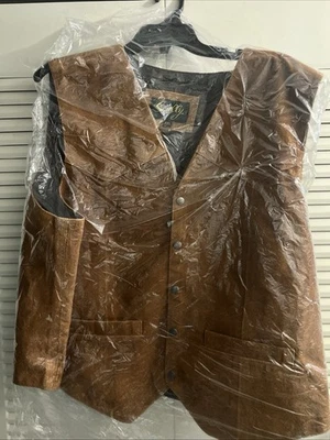 Scully Suede Vest Rockabilly Western Cowboy Sz XXL Brown Vtg Y2k - Image 1 of 4