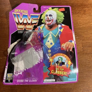 WWF HASBRO Doink The Clown Action Figure Card & Blister Opened NO FIGURE - Picture 1 of 8