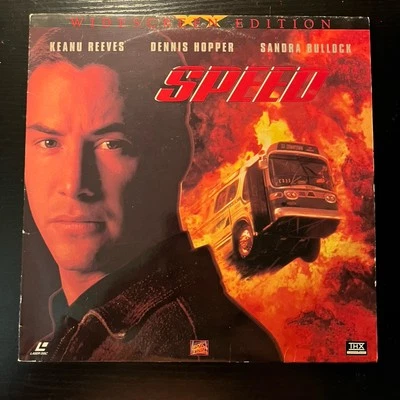 Speed - LaserDisc (1994) Widescreen, Classic 90s Laser Disc Keanu Reeves: VG- - Image 1 of 4