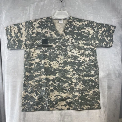 US Army Nurse Joe USGI ACU UCP Camouflage Scrub Top Adult Size Large Shirt - Image 1 of 4