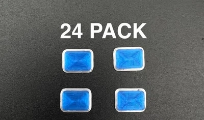 24 Pack 1/50 1/43 Blue Whelen 900 Ambulance Warning Lights EMS Police Fire - Image 1 of 4