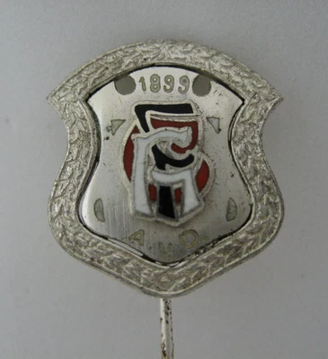 Alte 935 Silber AvD Frankfurter Automobil Club Oldtimer Auto Anstecknadel Pin - Bild 1 von 4