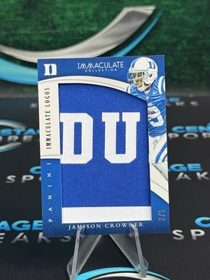 2015 3/3 Immaculate Collegiate Jumbos Logo Patch Jamison Crowder #34 Rookie RC - Image 1 of 2