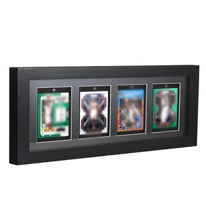 Display Frame for Magnetic Card Holder Trading Card 4 Standard Cards Wall Mount - Picture 1 of 14
