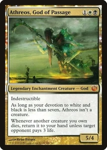 Magic The Gathering MTG ATHREOS, GOD OF PASSAGE Journey into Nyx NM Near Mint - Picture 1 of 1
