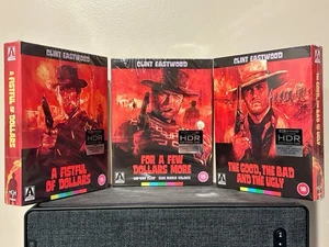 The Dollars Trilogy - (4K UHD, Blu-Ray) Limited Edition UK Arrow - NEW & OOP - Imagen 1 de 19