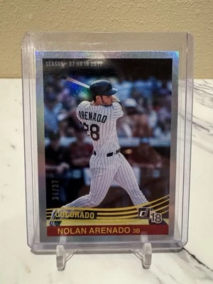 2018 Panini Donruss Retro 1984 Nolan Arenado #236 Stat Line Season /37 - Image 1 of 2
