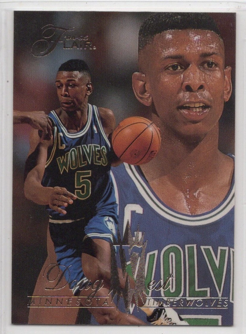 1994-95 Flair Doug West Minnesota Timberwolves #91