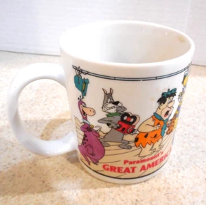 Taza Paramounts Great America Cup 1994 Hanna Barbera Astro Yogi Muttley Top Cat - Imagen 1 de 11