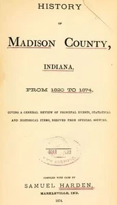 1874 MADISON County Indiana IN, History and Genealogy Ancestry Family DVD B36 - Picture 1 of 2
