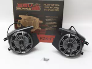 SSV Works Front Kick panel 6.5" Speaker pods W/Kicker Speakers 2014+ Polairs RZR - Picture 1 of 6